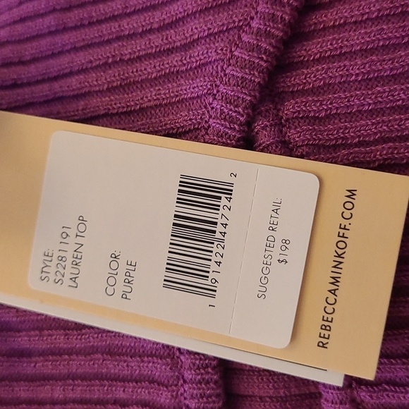NWT Rebecca minkoff rib-knit top - Picture 4 of 4